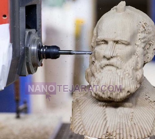 فرز کارباید حکاکی روی مجسمه